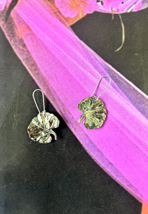 999 Silver Leaf Pendant or Earring Making Class