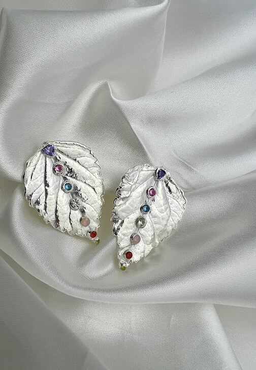 999 Silver Leaf Pendant or Earring Making Class