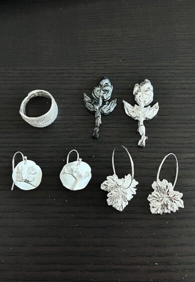 999 Silver Leaf Pendant or Earring Making Class
