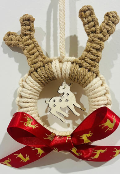 A Handmade Christmas: Macrame Ornament Worksop