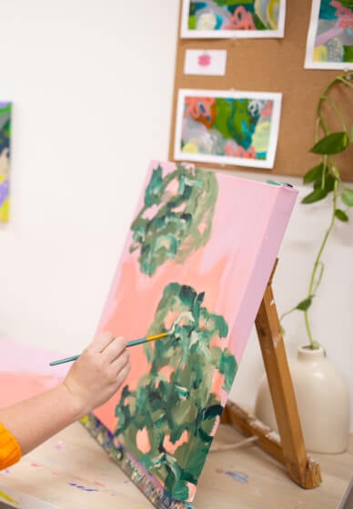 Abstract Expressionist Painting Workshop for Emotional Regulation