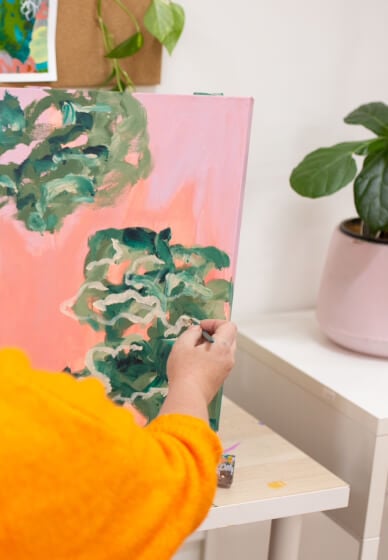 Abstract Expressionist Painting Workshop for Emotional Regulation