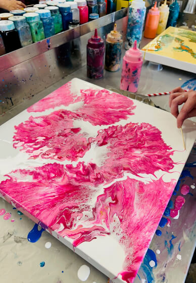 Acrylic Flow Art Class