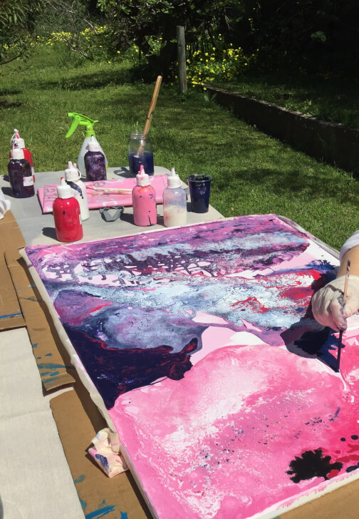 Acrylic Fluid Art Workshop: Flow Fusion