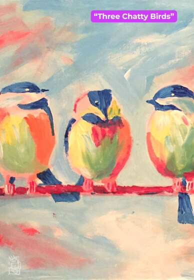 Acrylic Paint and Sip Class