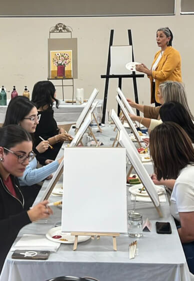 Acrylic Paint on Canvas Class