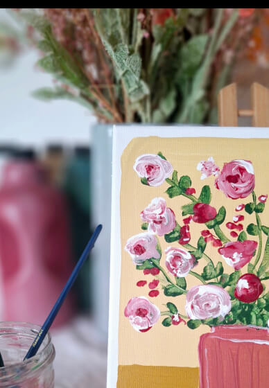 Acrylic Paint on Canvas Class