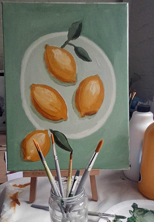 Acrylic Paint on Canvas Class