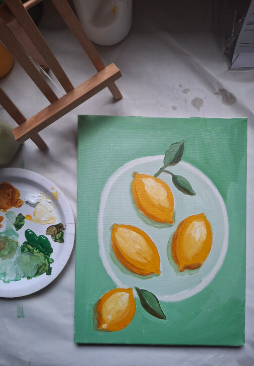 Acrylic Paint on Canvas Class