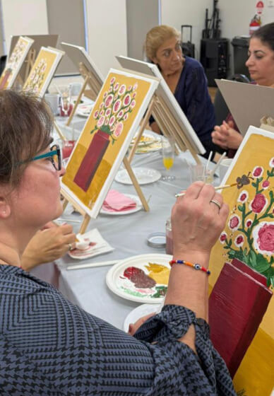 Acrylic Paint on Canvas Class