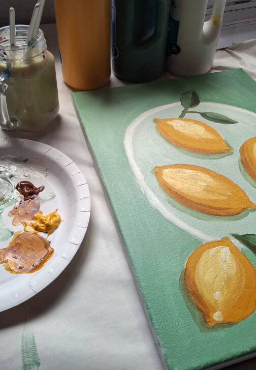 Acrylic Paint on Canvas Class