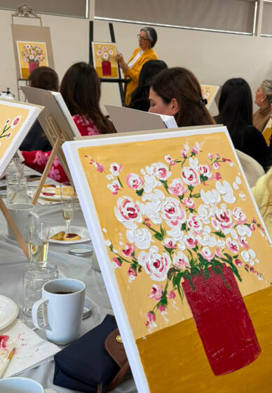 Acrylic Paint on Canvas Class