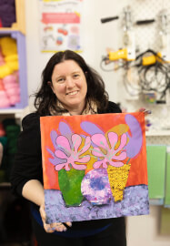 Acrylic Painting Workshop: Abstract Funky Flowers