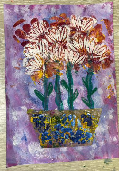 Acrylic Painting Workshop: Abstract Funky Flowers