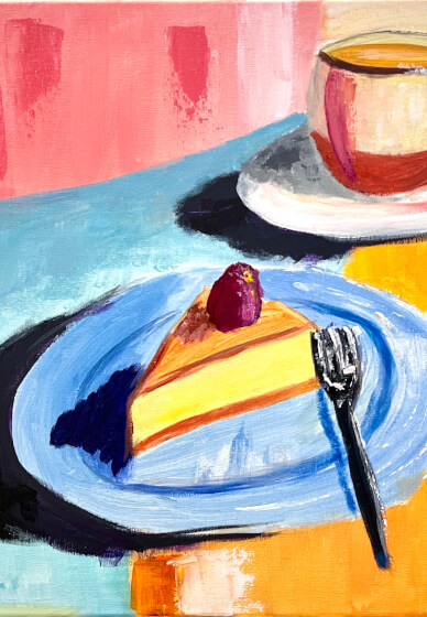 Acrylic Painting Workshop: Coffee and Cake