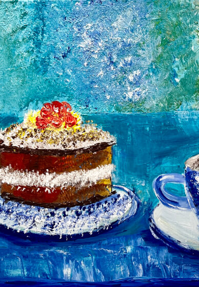 Acrylic Painting Workshop: Coffee and Cake