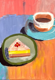 Acrylic Painting Workshop: Coffee and Cake