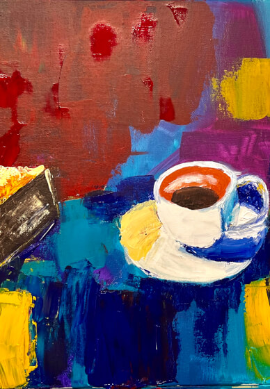 Acrylic Painting Workshop: Coffee and Cake