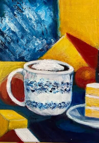 Acrylic Painting Workshop: Coffee and Cake