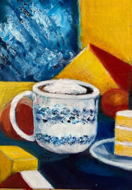 Acrylic Painting Workshop: Coffee and Cake
