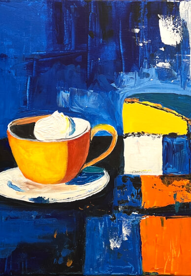 Acrylic Painting Workshop: Coffee and Cake