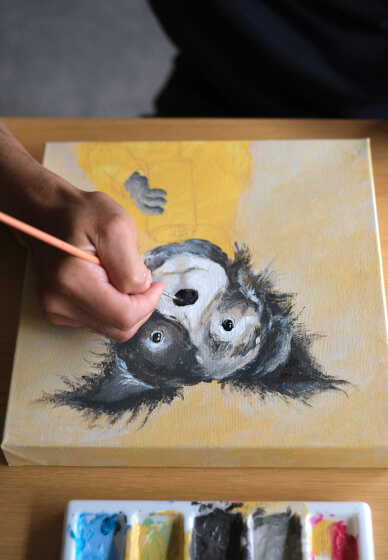 Acrylic Painting Workshop: Cute Animals