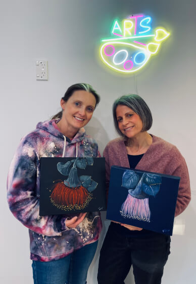 Acrylic Painting Workshop: Eucalyptus Flower