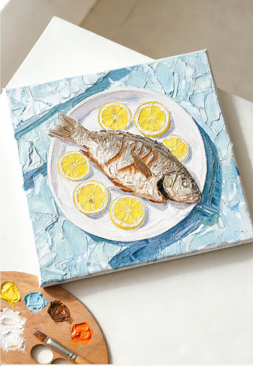 Acrylic Painting Workshop: Food Stories