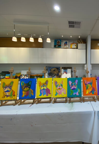 Acrylic Painting Workshop: Frenchie