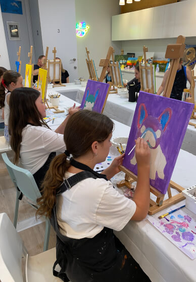 Acrylic Painting Workshop: Frenchie