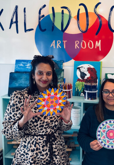 Acrylic Painting Workshop: Wood Mandala Basics