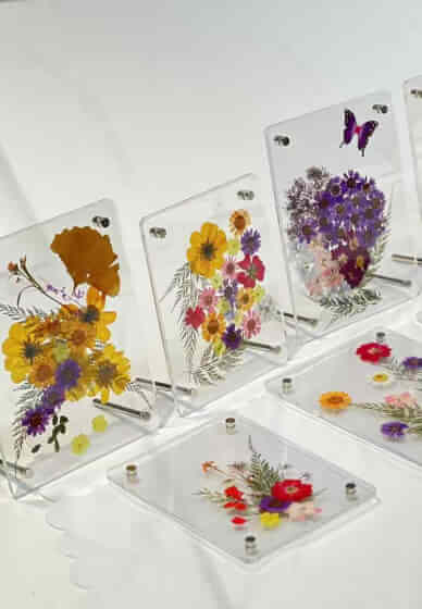 Acrylic Pressed Flower Frame Workshop