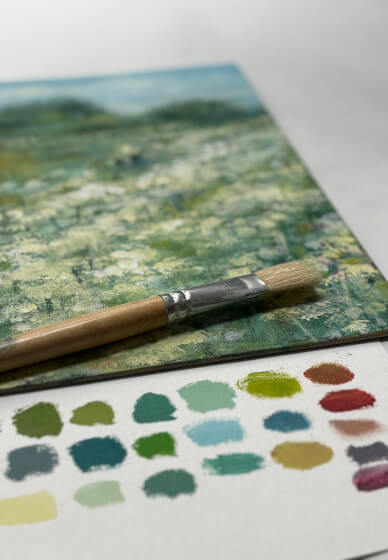 Acrylic Workshop: Paint Tasmania's Poppy Fields Like Renoir