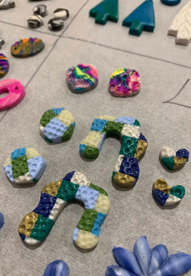 Adult Polymer Clay Christmas Earring Workshop