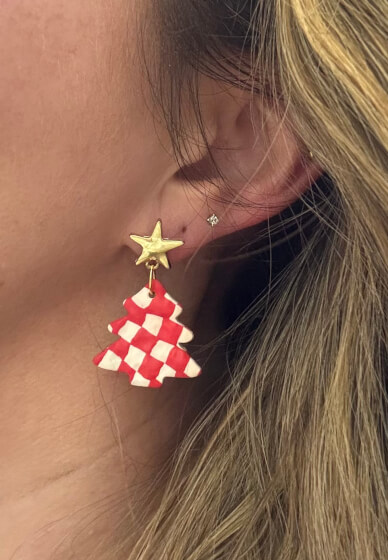 Adult Polymer Clay Christmas Earring Workshop
