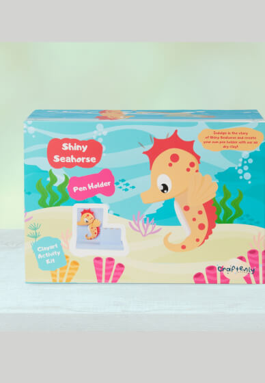 Air Dry Clay Craft Workshop - Shiney Sea Horse
