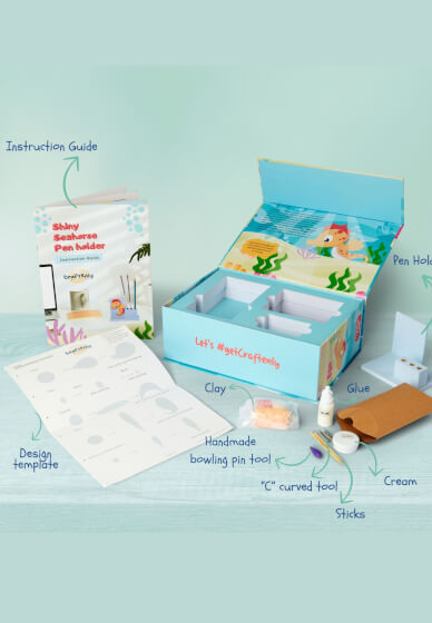 Air Dry Clay Craft Workshop - Shiney Sea Horse