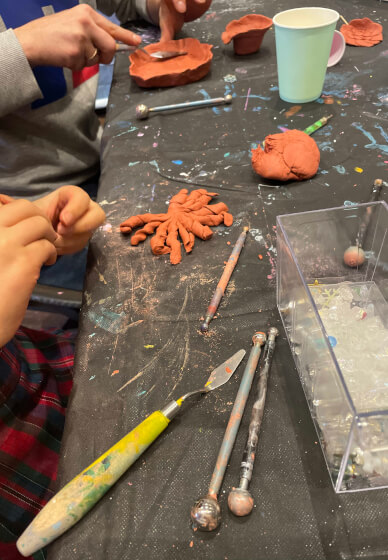 Air Dry Clay Sculpting Class for Kids Every Week