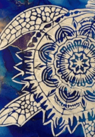 Alcohol Ink and Textured Canvas Art Class