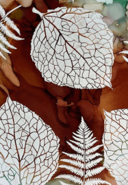 Alcohol Ink and Textured Canvas Art Class