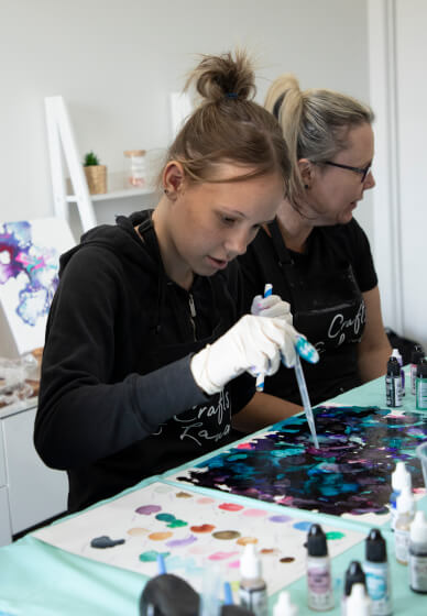 Alcohol Ink Art Class