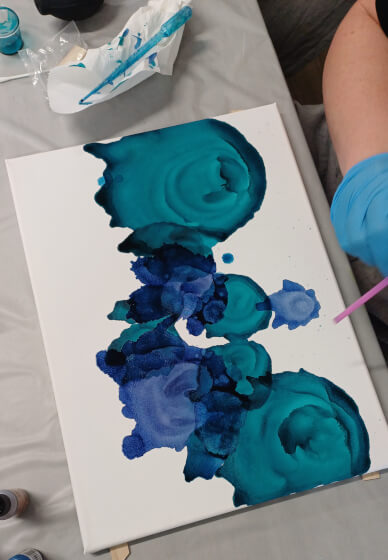 Alcohol Ink Art Workshop for Beginners