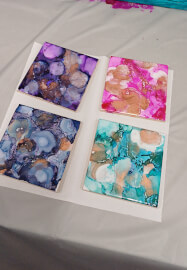 Alcohol Ink Art Workshop for Beginners