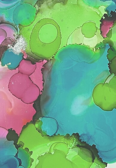 Alcohol Ink Class: Use Canvas and Paper