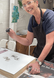 Alcohol Ink Class: Use Canvas and Paper