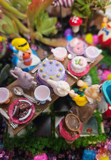 Alice in Wonderland Succulent Garden Workshop