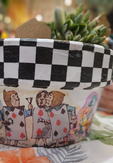 Alice in Wonderland Succulent Garden Workshop