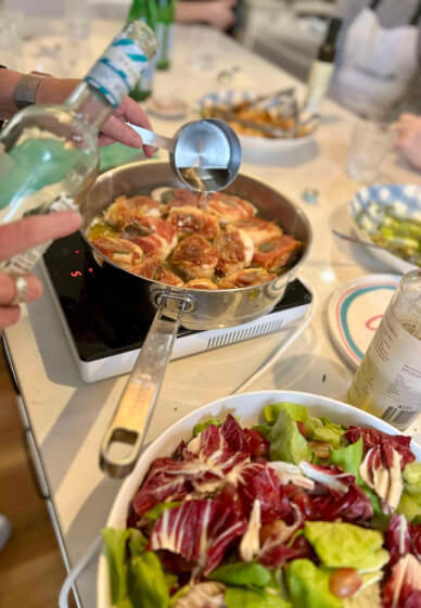 An Intimate Mediterranean Feast Evening Class