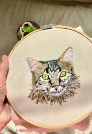 Pet Memorial Embroidered Pocket Shrine Workshop