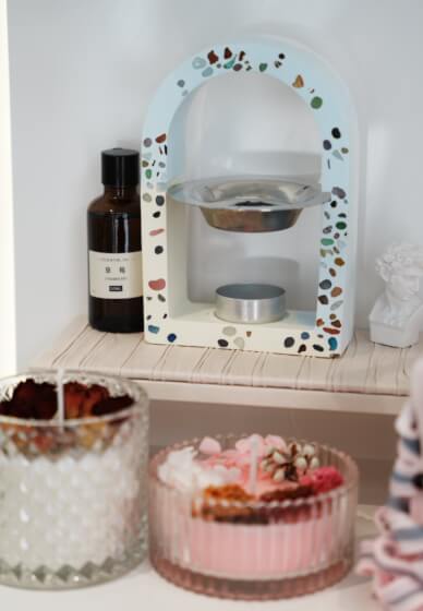 Aroma Plaster Terrazzo Wax Melt Burner Workshop